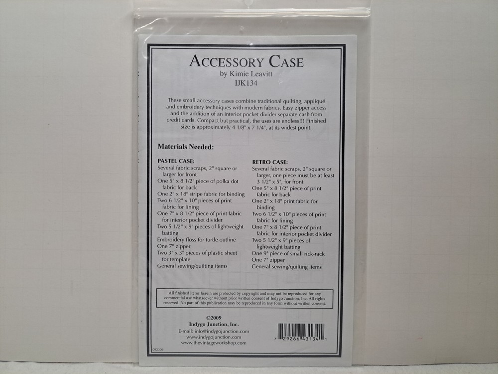 Indygo Junction Pattern - Accessory Case #IJK134