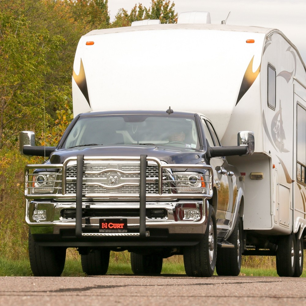 Universal 5th Wheel Base Rails, 25K (Gloss Black)