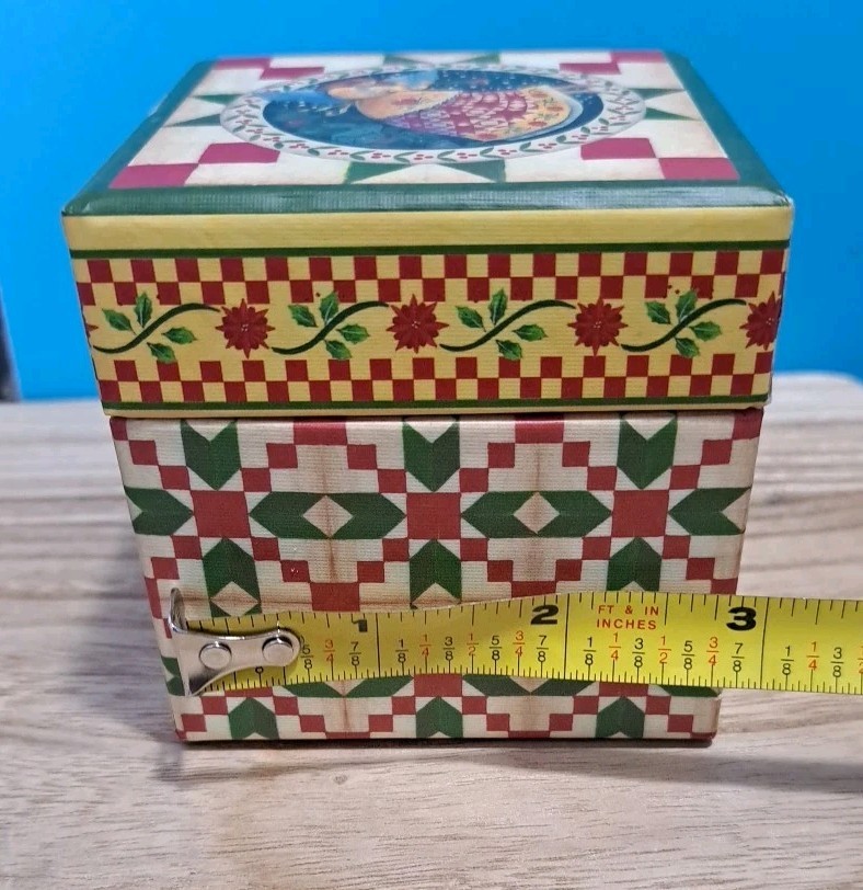 2 Jim Shore "Winter Angel" Decorative Lang Boxes 2007 Decor Storage