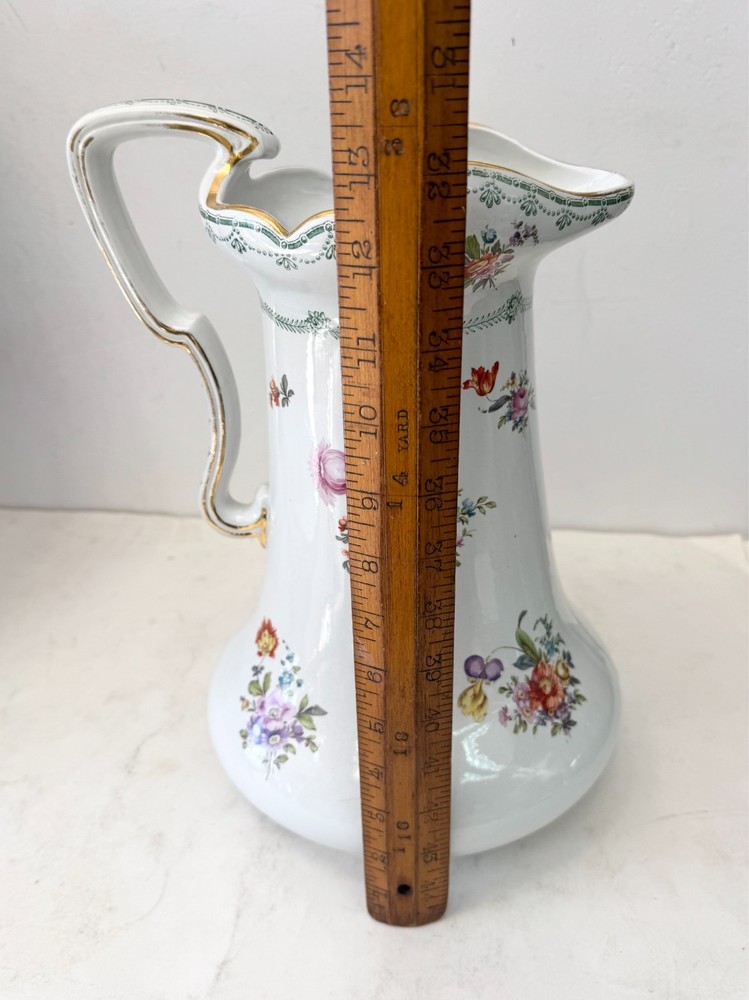 Keeling & Co England Losol Ware Large Pitcher and Basin Bowl