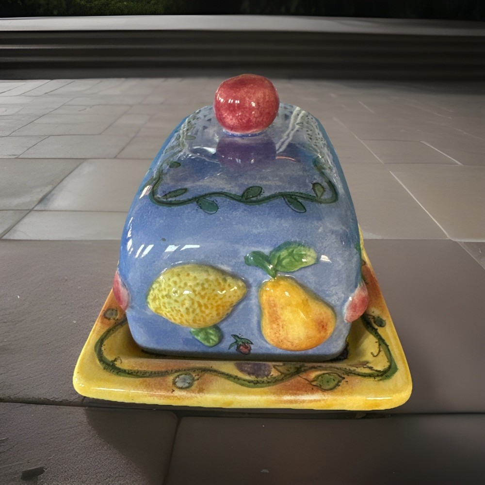 Sango Sangria Lidded Butter Dish #3075 Pattern