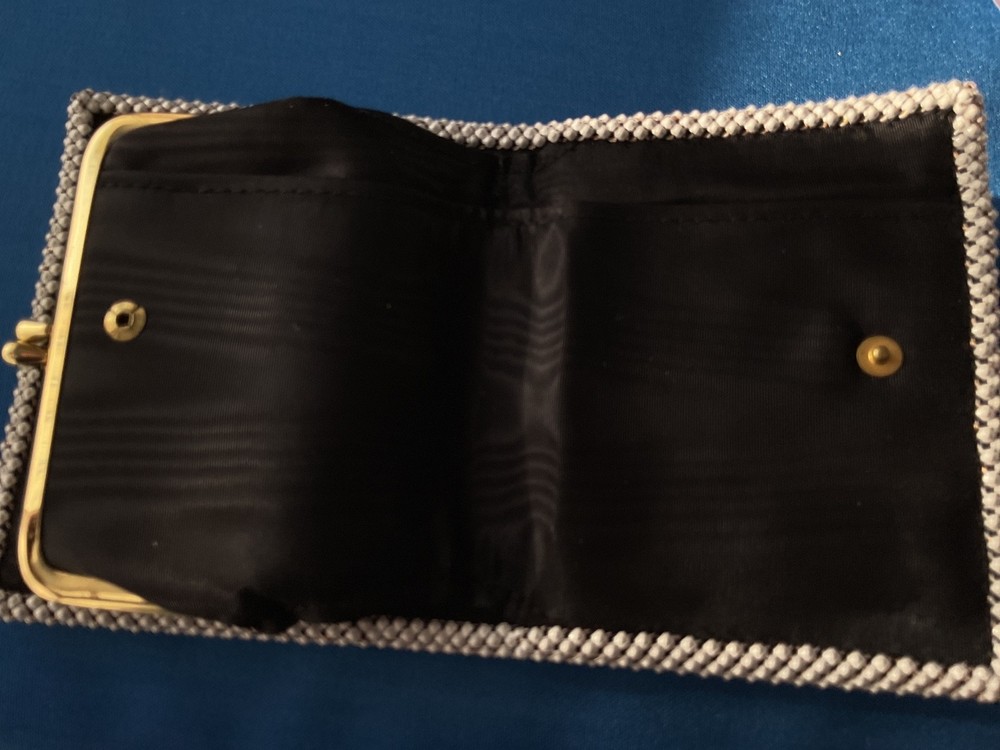 WHITING & DAVIS BEADED WALLET