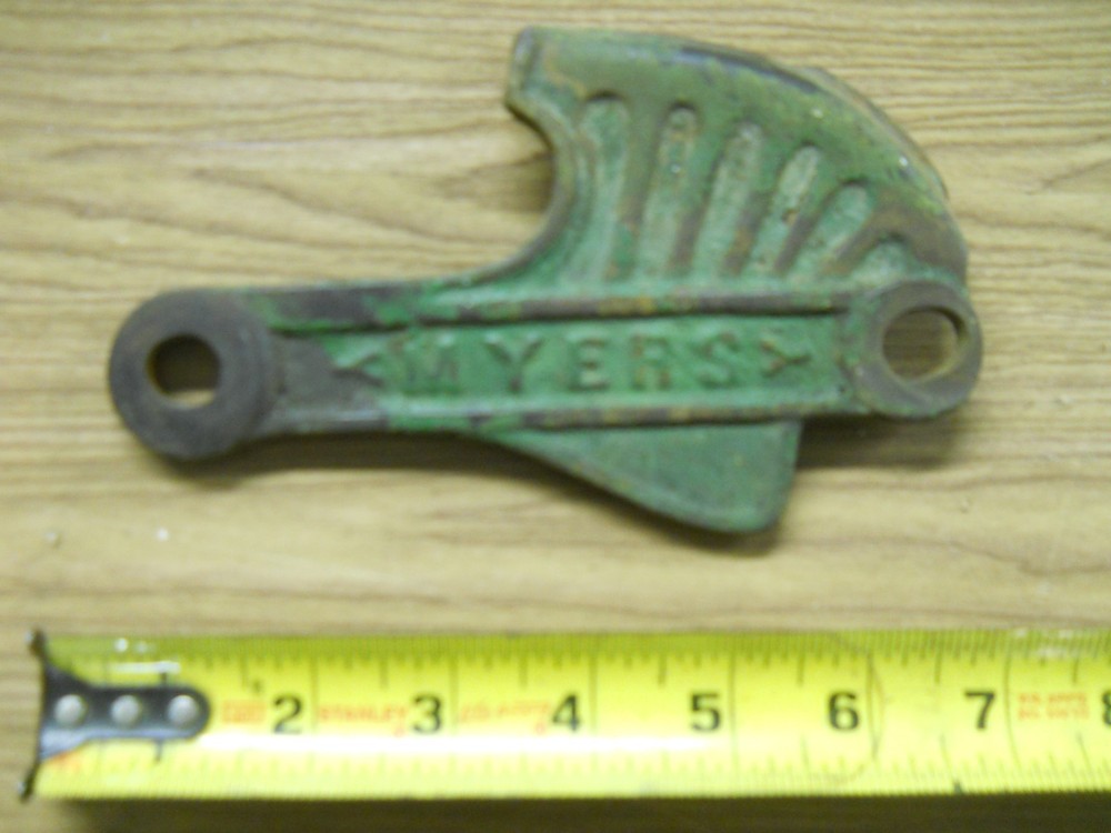 old Myers  cast iron chain guard