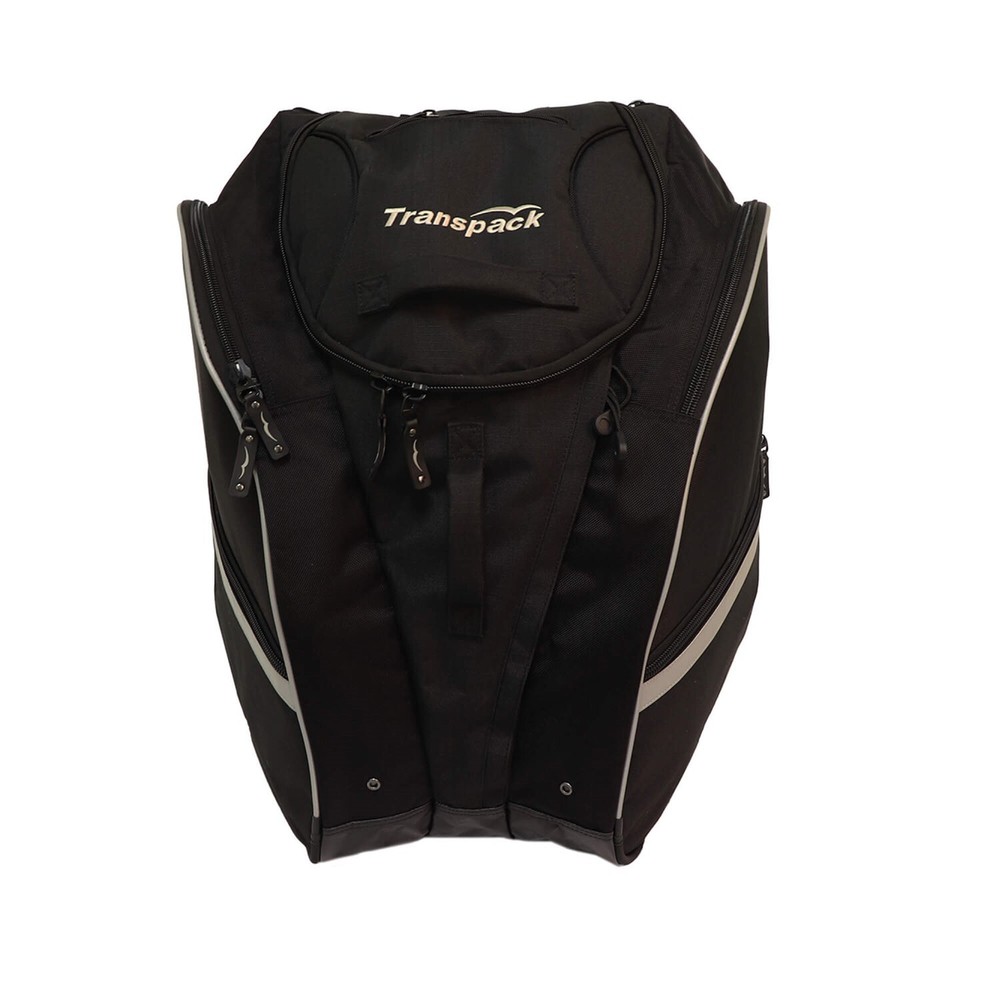 Transpack Competition Pro Ski / Snowboard Boot Bag Backpack 80L Black w/ Silver