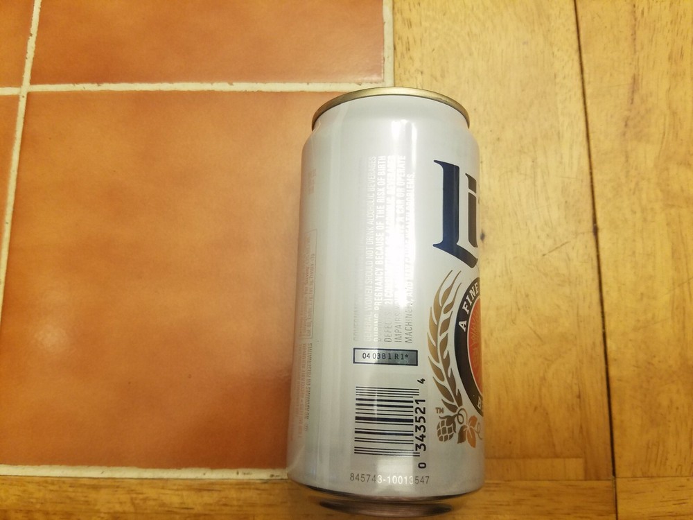 VHTF 10 oz Miller Lite stay tab beer can