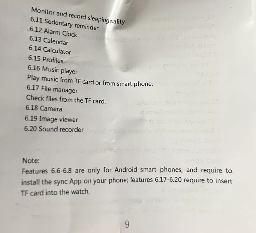 Amazqi Smart Watch For Android/IOS New In Box