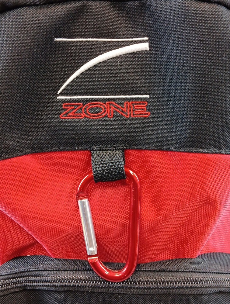 Brunswick Zone Rolling Ball Roller Red Bowling Bag Extending Handle