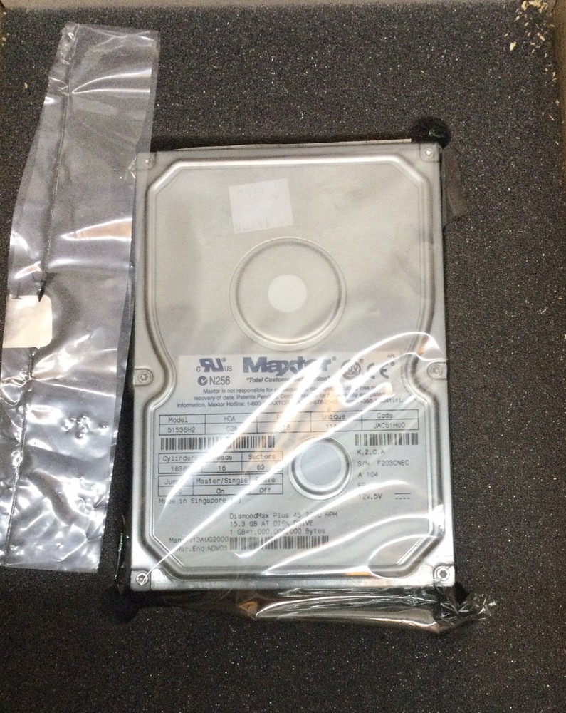 Seagate Maxtor 51536H3 Hard Drive Diamond Max Plus 40