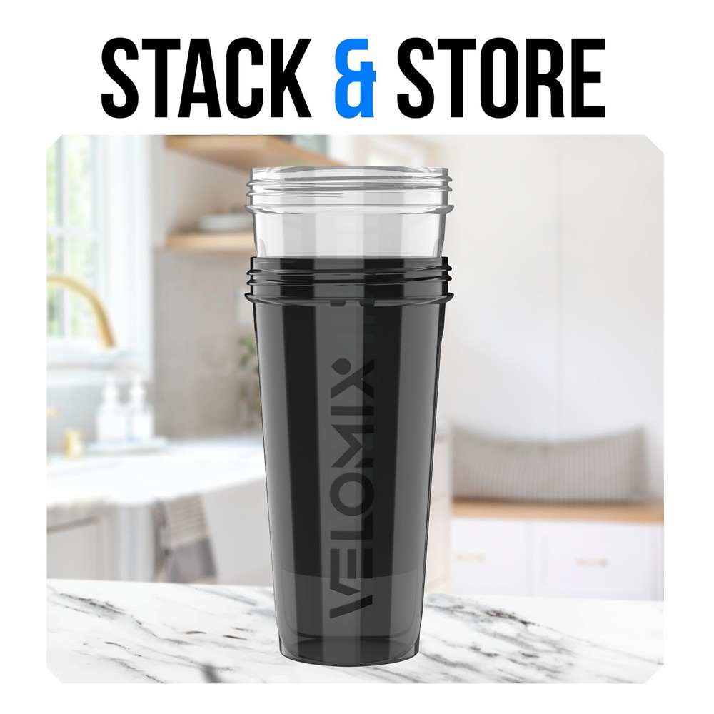 2 Pack 28Oz Protein Shaker Bottles with Wire Whisk Leakproof Shaker Cups