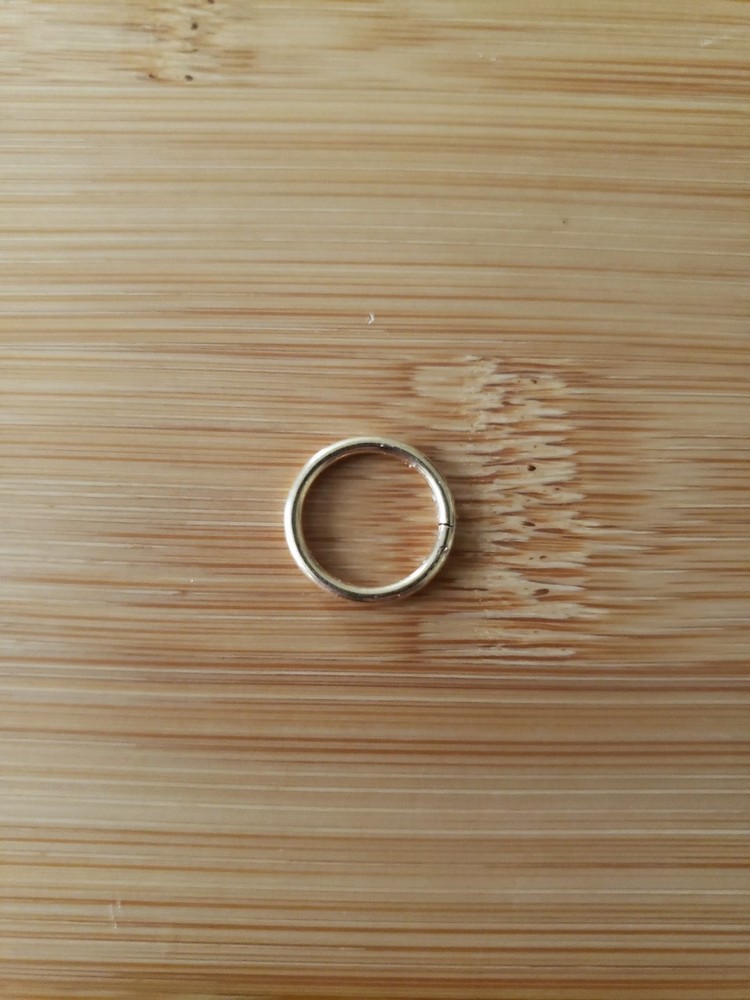 14k Gold 10mm Flex Ring