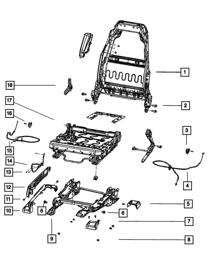 Genuine Mopar Seat Bolt 68368227AA