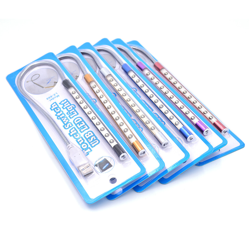 Flexible Touch Switch USB Light Lamp 10 LED for Notebook Laptop Keyboard Reading