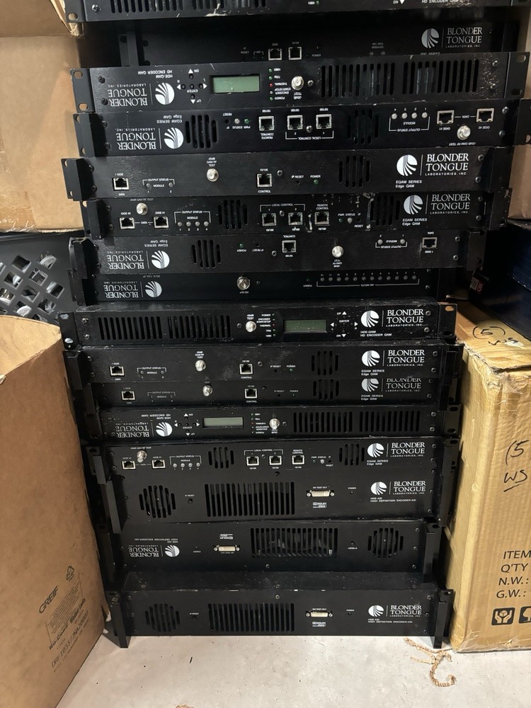 Blonder Tongue Laboratories QAM Encoder , HDE-ASI, HD ENCODER - EQUIPMENT LOT !!