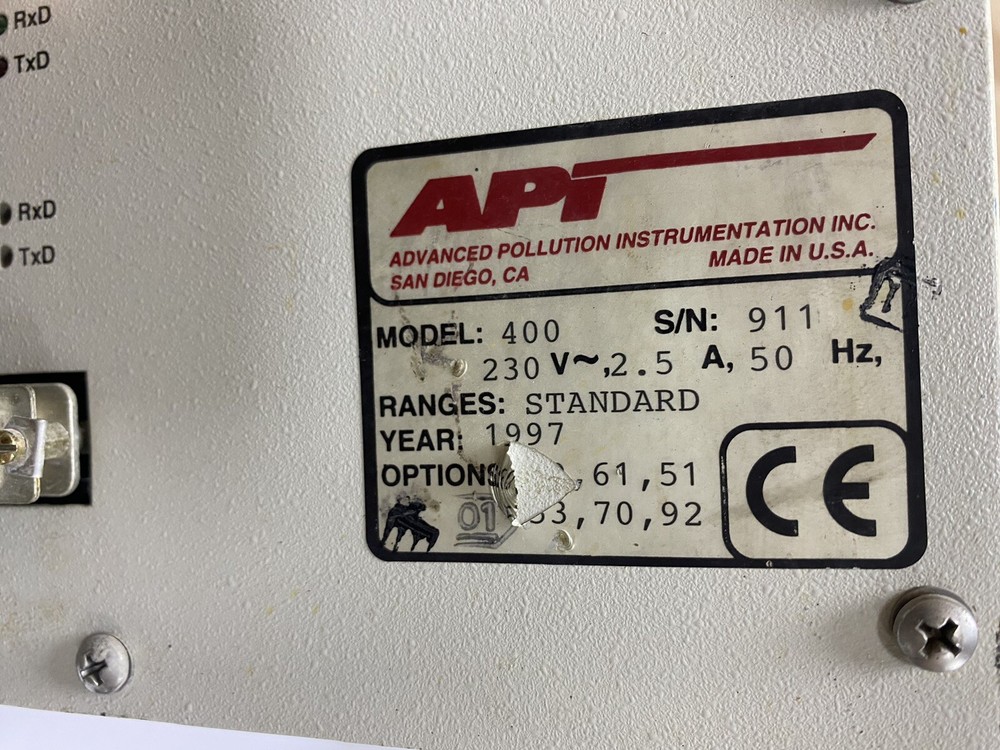 TELEDYNE API Photometric O3 Analyzer-Model 400