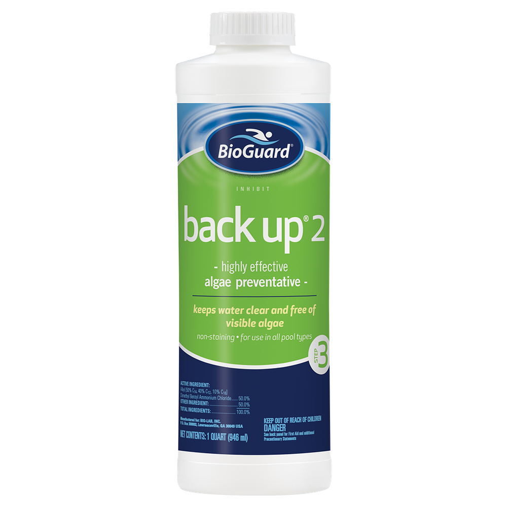 BioGuard Back Up 2 Algicide - 1 qt (2 Pack)