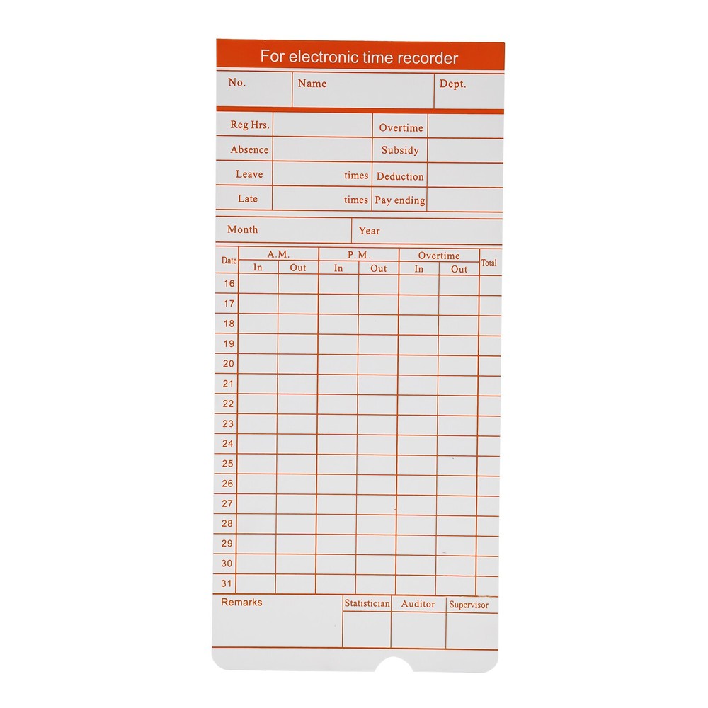 LCD Display Time Clock Punch Card Employee Attendance Machine Check-In Machine