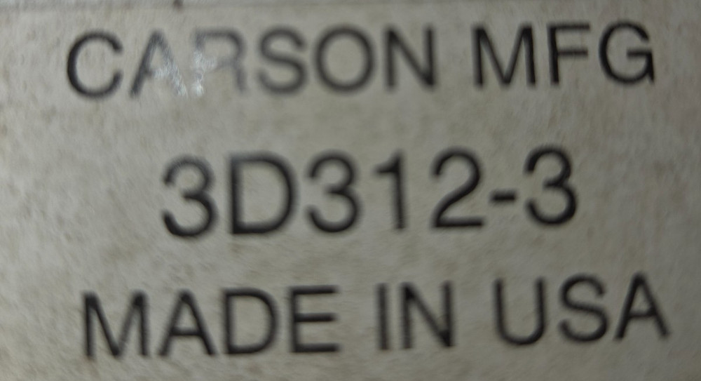 Carson MFG 3D312-3 Rotary Fan Control Switch