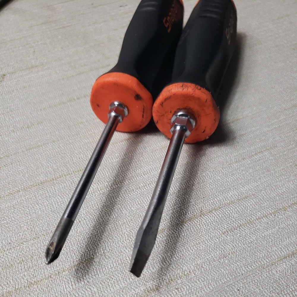 SNAP-ON #1 PHILLIPS HEAD & FLAT HEAD SCREWDRIVERS