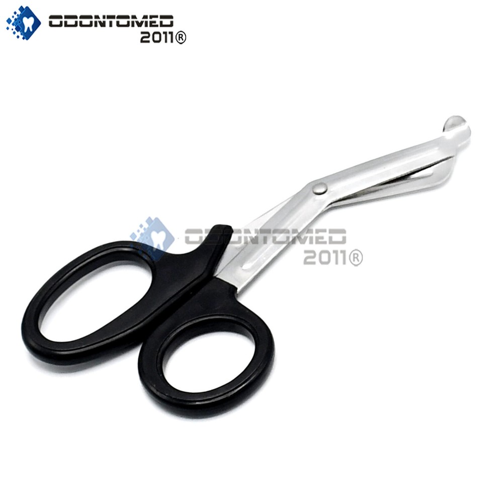 Black Utility Scissors 5.5" Multi-Purpose DIY EMS EMT Universal Shears Tools