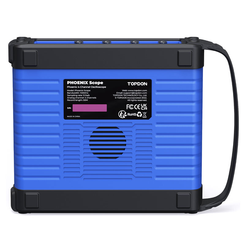 TOPDON Phoenix Scope Advanced 4-Channel Oscilloscope Work for Phoenix max smart