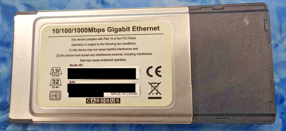 Trendnet 54 Mbps Wireless G PC Card PCMCIA