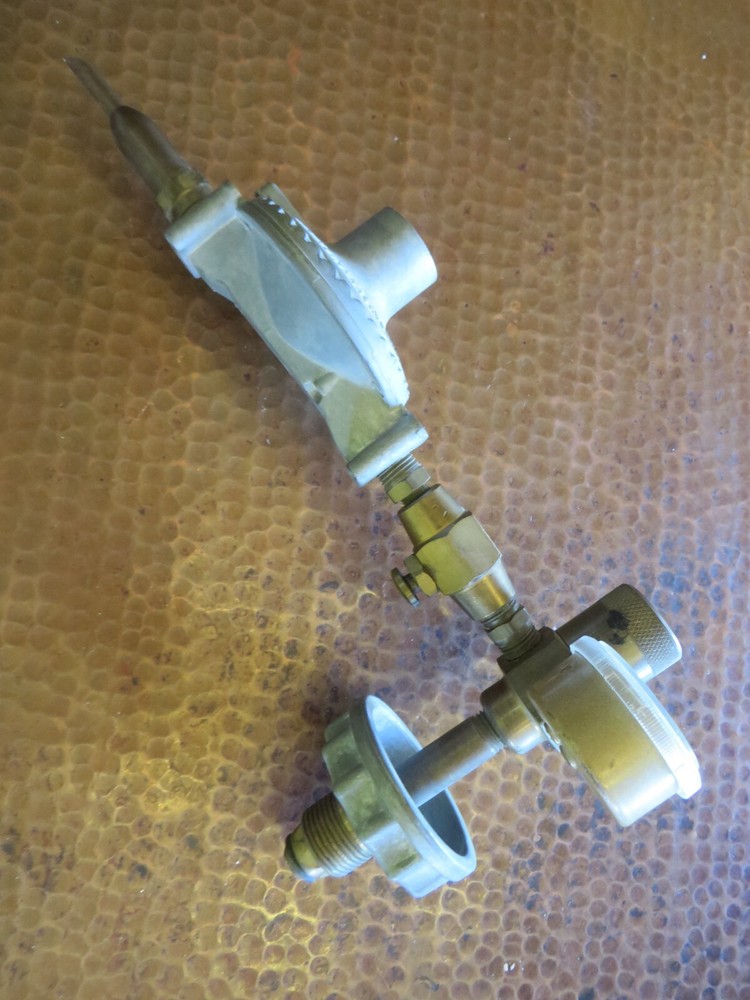 Marshall Brass Co 210 Regulator and Connectors Helium