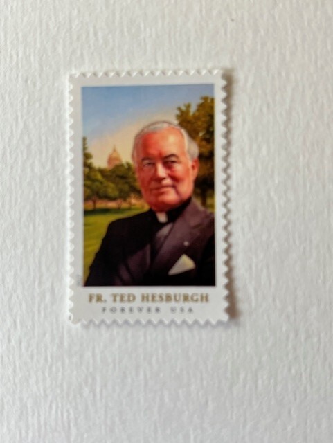 US Scott # 5241 Single Stamp MNH, Father Theodore Hesburgh 2017