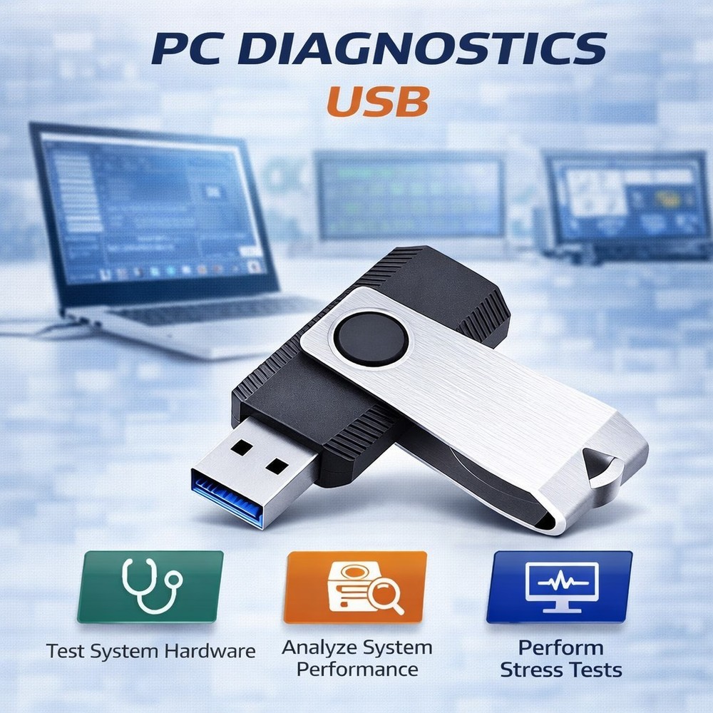 Ultimate Computer Repair Toolkit USB | Bootable Recovery & Diagnostics | 5 PACK