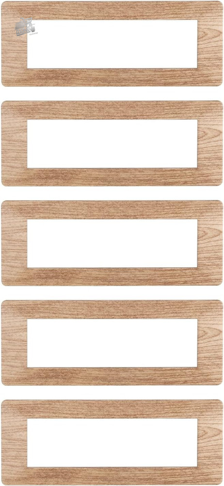 PACK OF 5 TECHNOPOLYMER PLATES, COMPATIBLE WITH VIMAR PLANA, 7 MODULES/