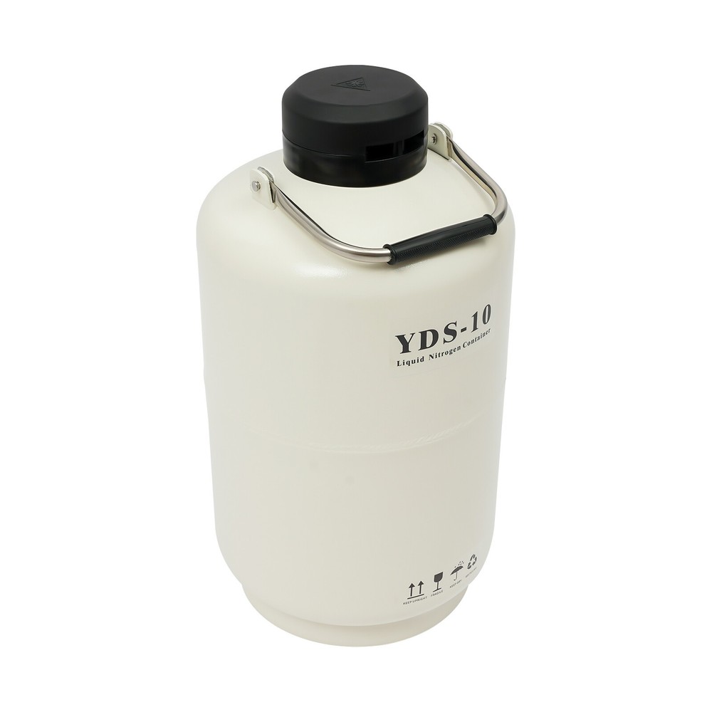 10L Liquid Nitrogen Container Liquid Nitrogen Tank Nitrogen Cryogenic Container
