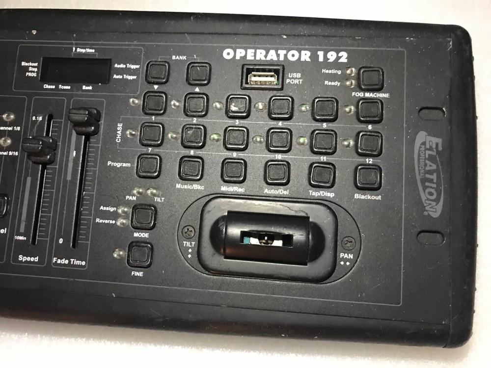 Elation DMX Programmer Channel Tabletop Lighting Controller OPERATOR 192