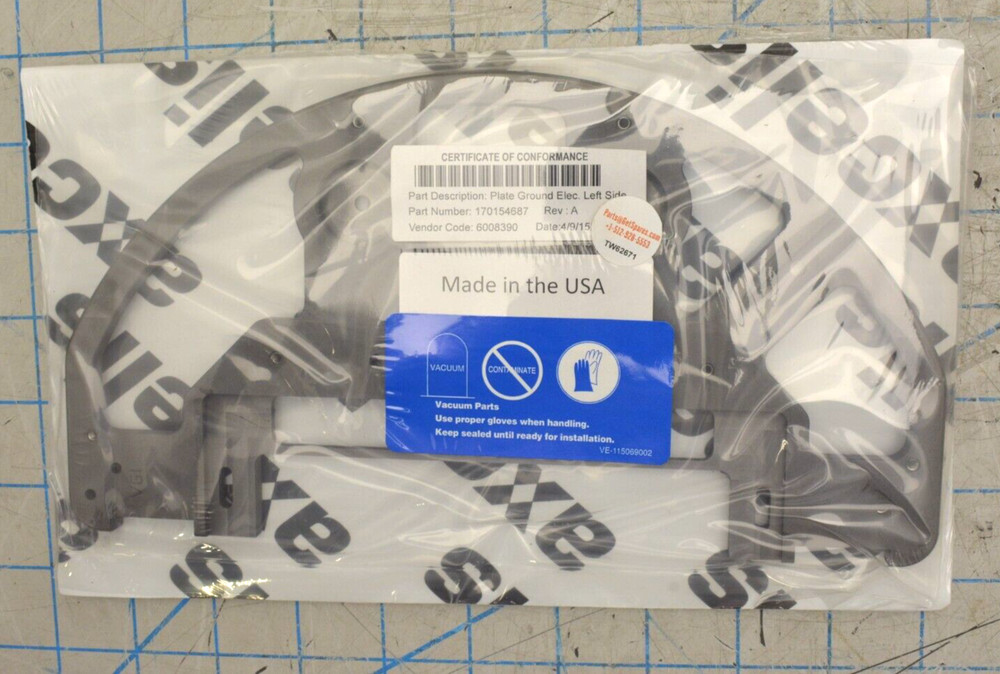 170154687(LOT OF 5) / PLATE GROUND ELECT LEFT SIDE GRAPH / AXCELIS TECHNOLOGIES