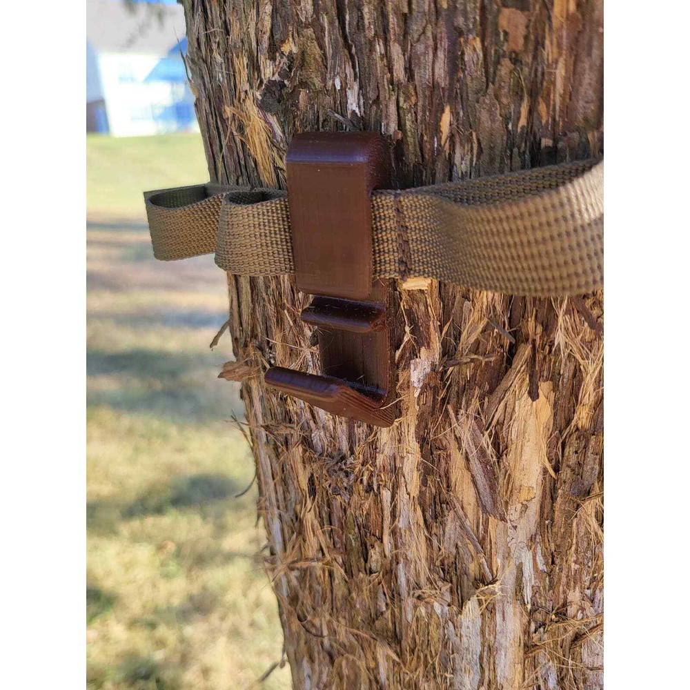 Molle Tree Accessory / Gear Hook /Hanger - For Saddle Hunting- Brown