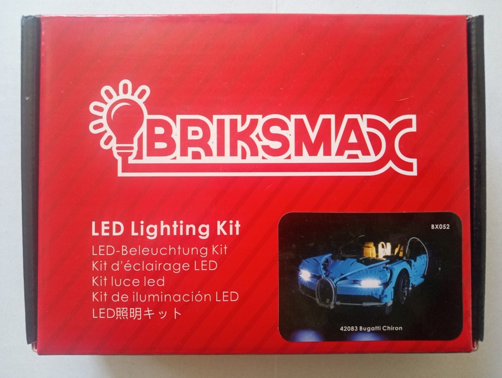 Briksmax LED Lighting Kit Lego 42085 Bugatti Chiron