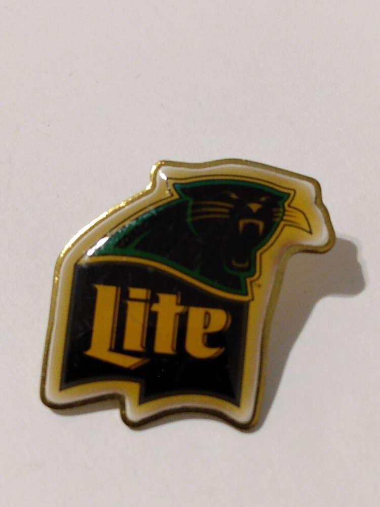NFL Carolina Panthers Miller Light Lapel Pin