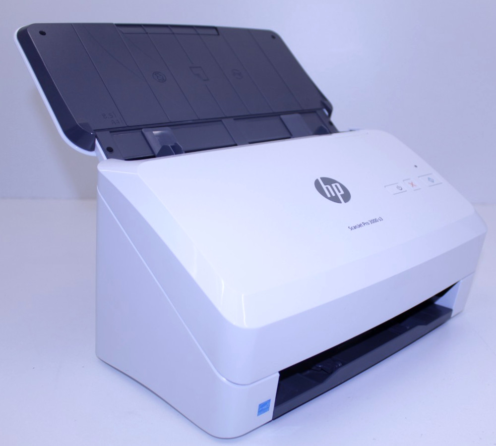 HP ScanJet Pro 3000 S3 Sheet-Fed Document Scanner w/ USB - No Adapter - Tested