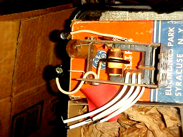 ANTIQUE TV FLYBACK GE FACTORY  HIGH VOLTAGE TRANSFORMER