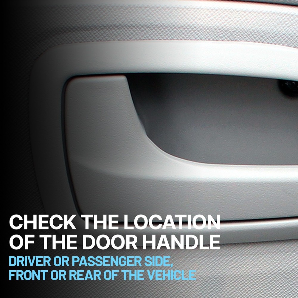 Door Handle Set For 2001-2006 Chrysler Sebring Sedan Front Primed Plastic 2-Pcs
