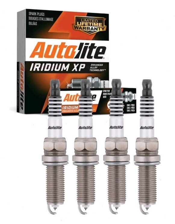 (4 PACK) Autolite Iridium Automotive Replacement Spark Plugs XP5702