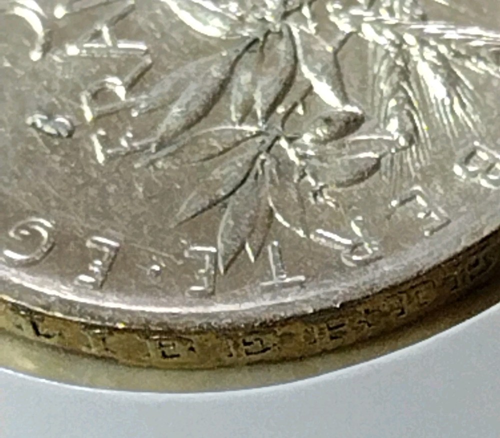 1965 5 Francs - Uncirculated Foreign Silver Coin - Edge Writing