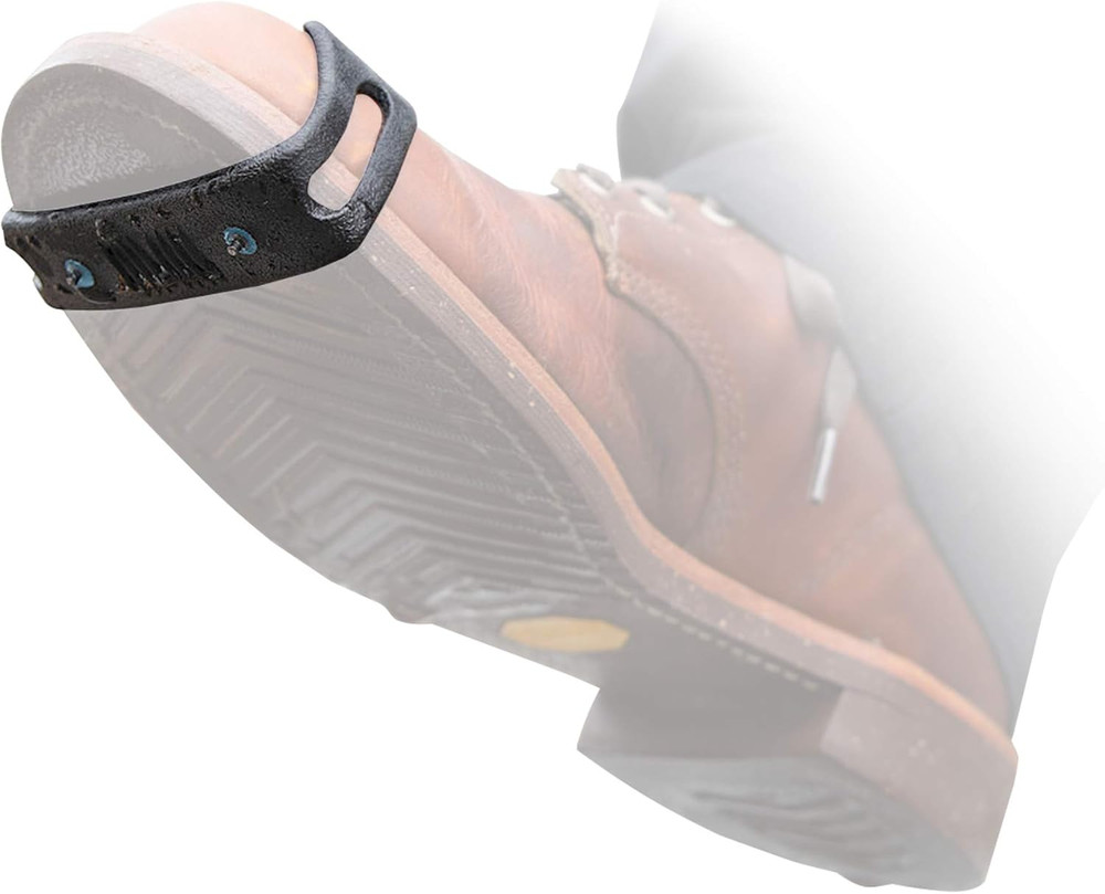 Quick Trax Studded Traction Shoe Bands (1 Pair), Black