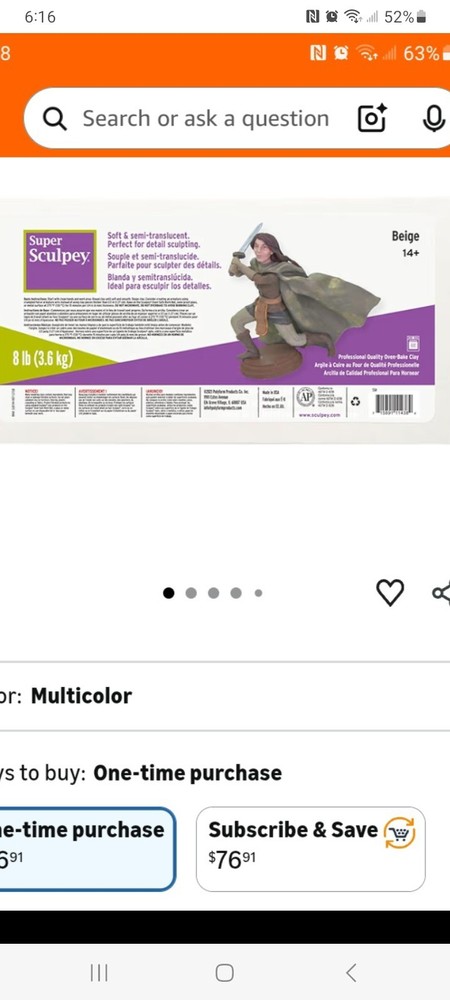 super sculpty sculpting clay 8lbs