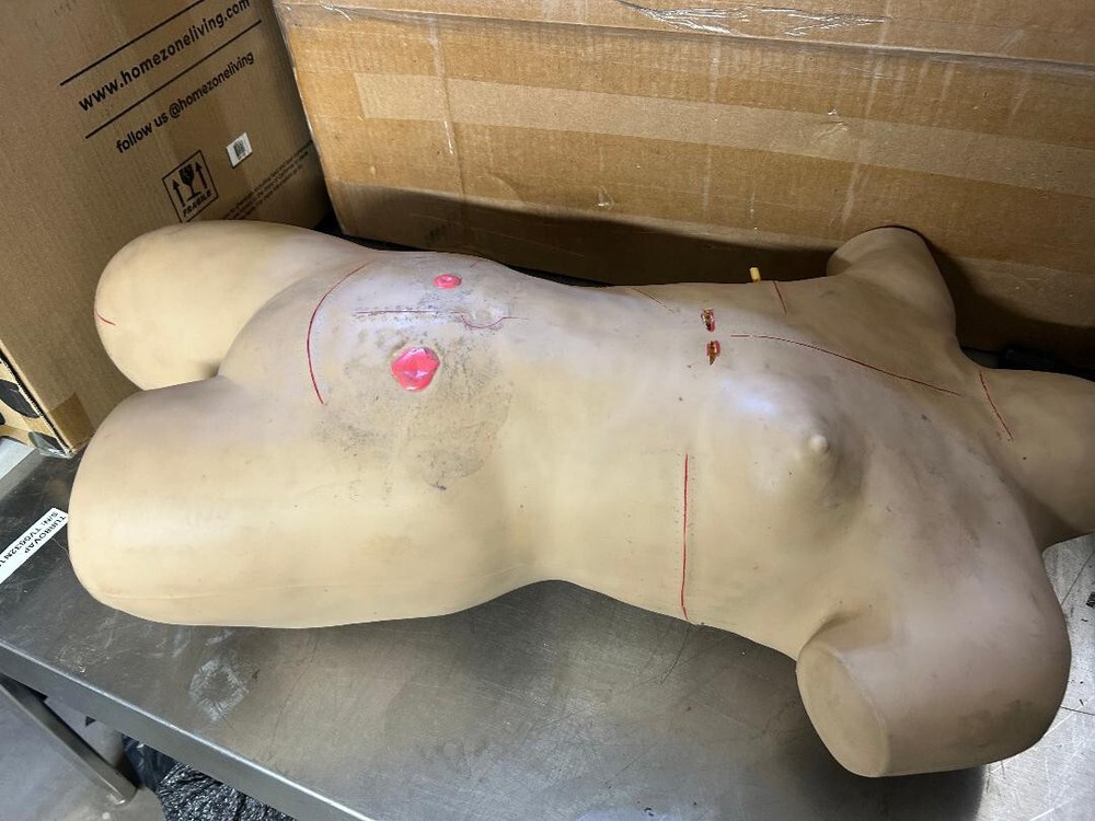 Half-Body Manikin For Suture Training