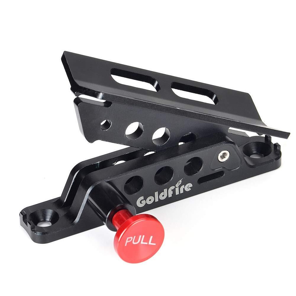 Quick Release Aluminum Fire Extinguisher Holder Mount Bracket - Black