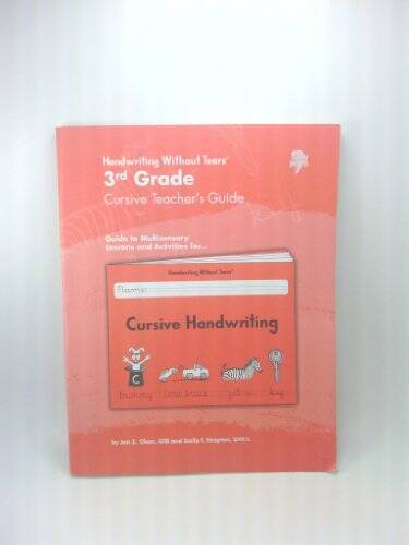 3rd Grade Cursive Teacher's Guide - Paperback By Jan Olsen - GOOD