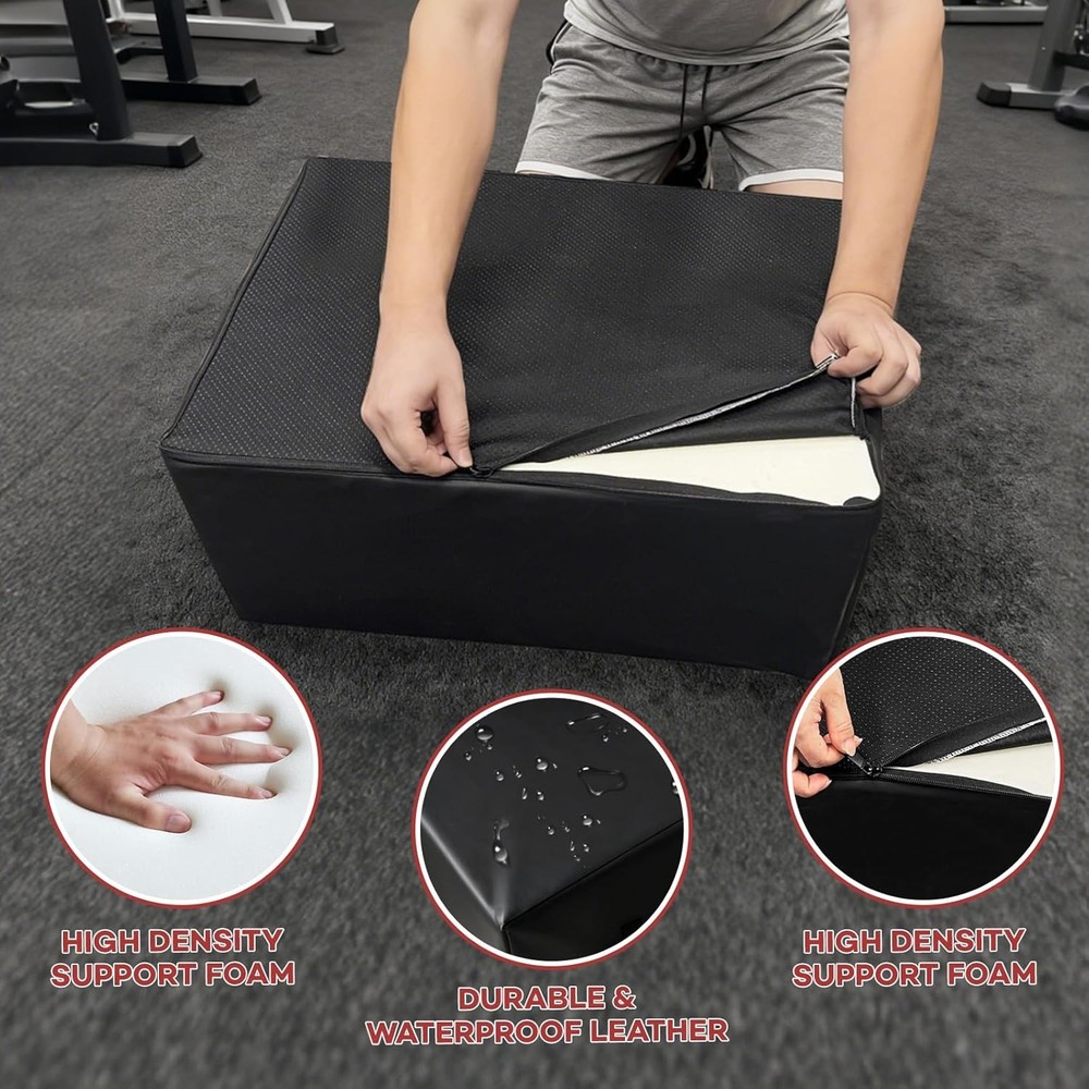 Hip Thrust Bench Multi-Functional Hip Thrust Box Home Gym Non-Slip Hip Thrust