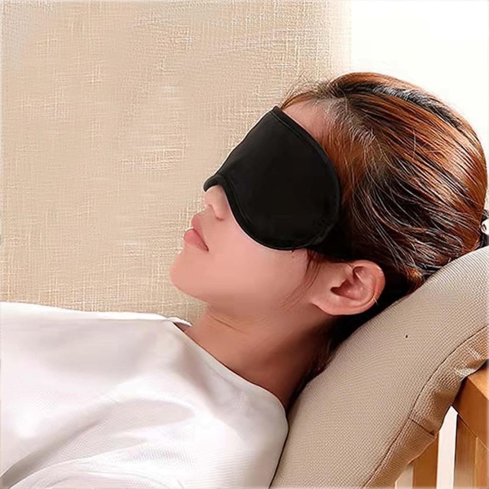 3-Pack Soft Sleeping Blindfolds - Effortless Light Blockage for All Adults