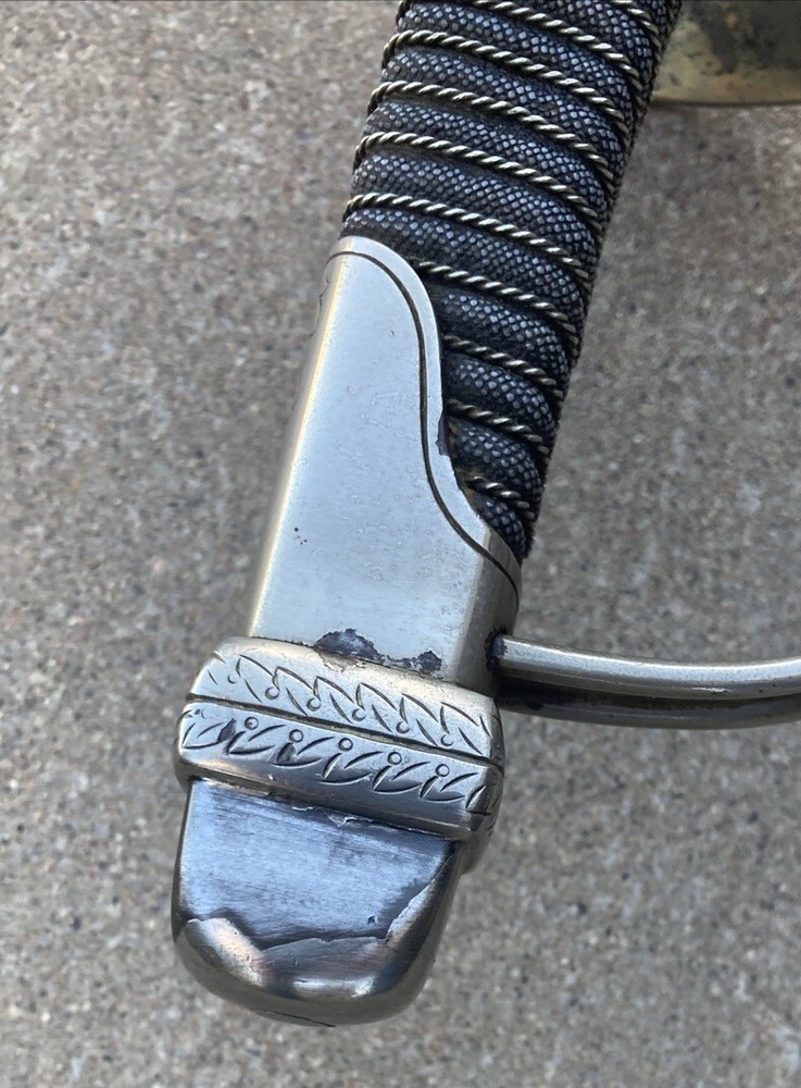 19th C, Unidentified Austrian? pattern￼, Sword and scabbard, German made- Coppel