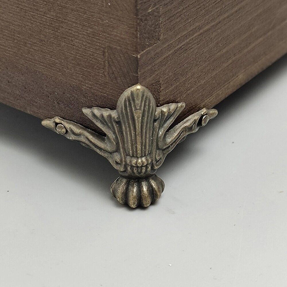 Bronze Corner Corner Protector 4pcs Corner Protector Four Sides Wine Box