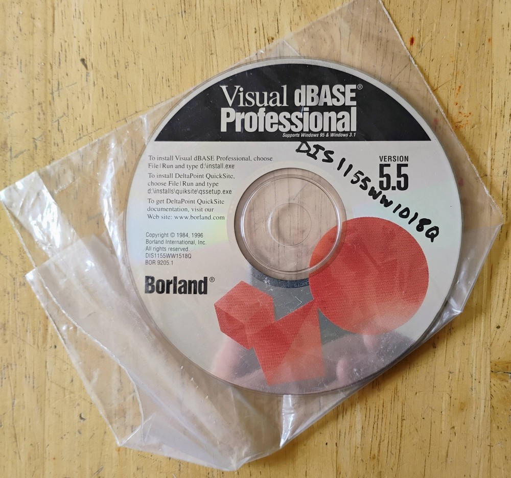 Visual dBase Professional 5.5